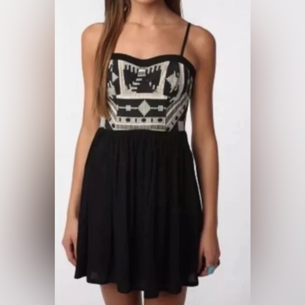 Staring At Stars Dress 0 Black Tapestry Urban Outfitters